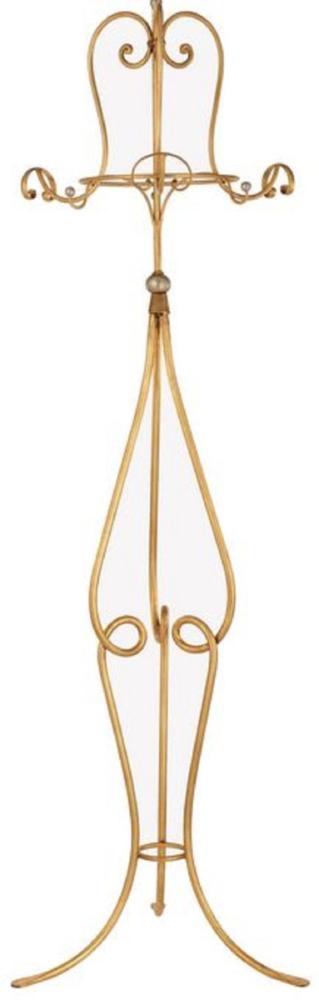 Casa Padrino Luxus Barock Garderobenständer Gold Ø 60 x H. 188 cm - Handgefertigter Kleiderständer im Barockstil - Barock Hotel Garderoben Möbel - Luxus Qualität - Made in Italy Bild 1