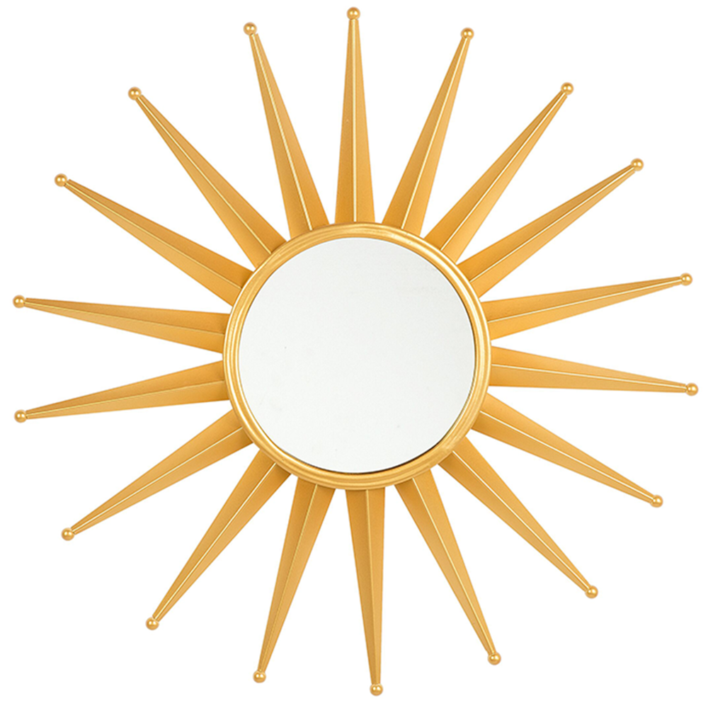 Wandspiegel gold Sonnenoptik ø60 cm PERELLI Bild 1