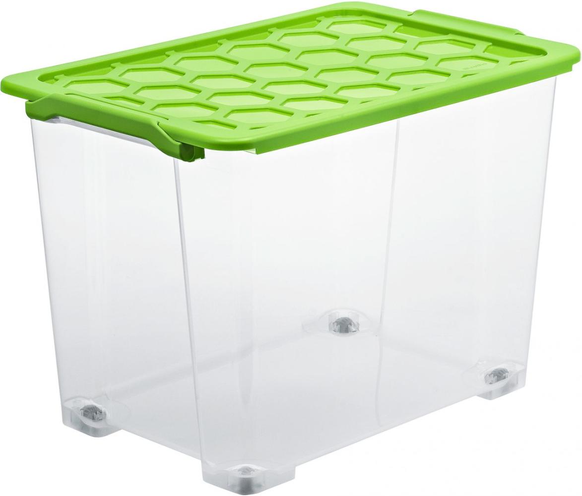 Rotho Aufbewahrungsbox EVO Safe 65 l inklusive Deckel Kunststoffbox Lagerbox Bild 1