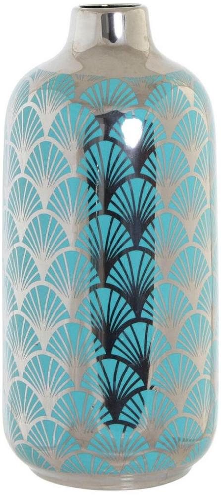 Vase DKD Home Decor Porzellan türkis Orientalisch (15 x 15 x 41. 5 cm) Bild 1