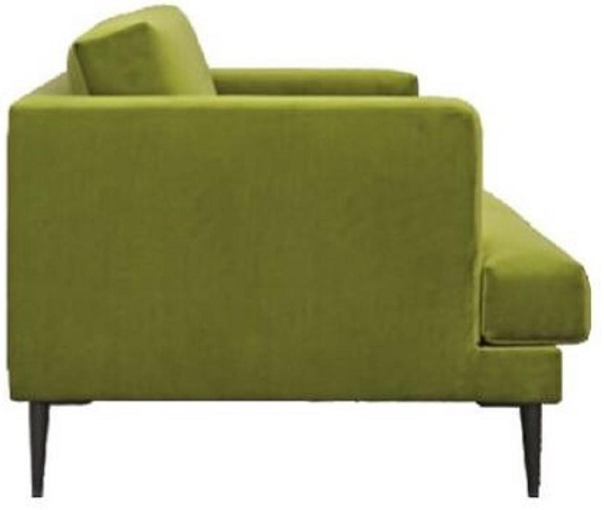 Casa Padrino Luxus Samt Sofa 210 x 90 x H. 76 cm - Verschiedene Farben - Modernes Wohnzimmer Sofa - Moderne Wohnzimmer Möbel Bild 1