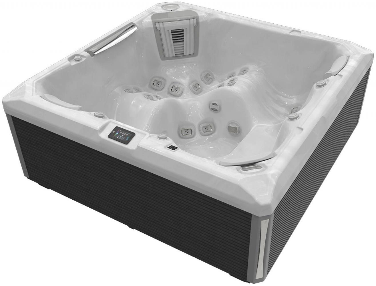 Wellis Makalu Life Deluxe Whirlpool Außenwhirlpool 215x215x86,5cm für 5 Personen inkl. Thermocover Bild 1