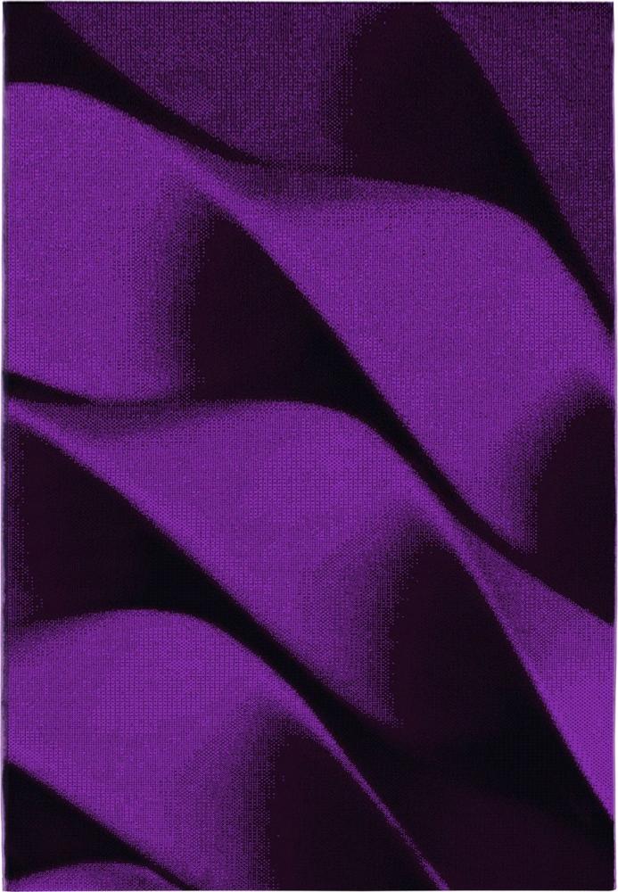 Kurzflor Teppich Paolo Läufer - 80x300 cm - Lila Bild 1