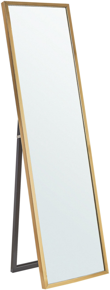 Stehspiegel gold rechteckig 40 x 140 cm TORCY Bild 1