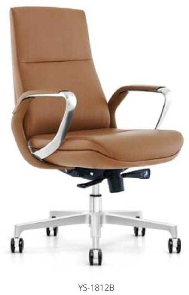 Büro Stuhl Chefsessel Sessel Leder Polster Drehbar Computer Stühle Bild 1