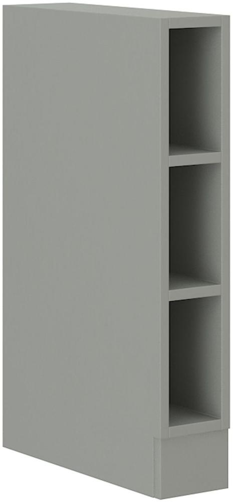 Unterschrank Regal 15 cm Bianca Grey Rose - Grau Küchenzeile Küchenblock Bild 1