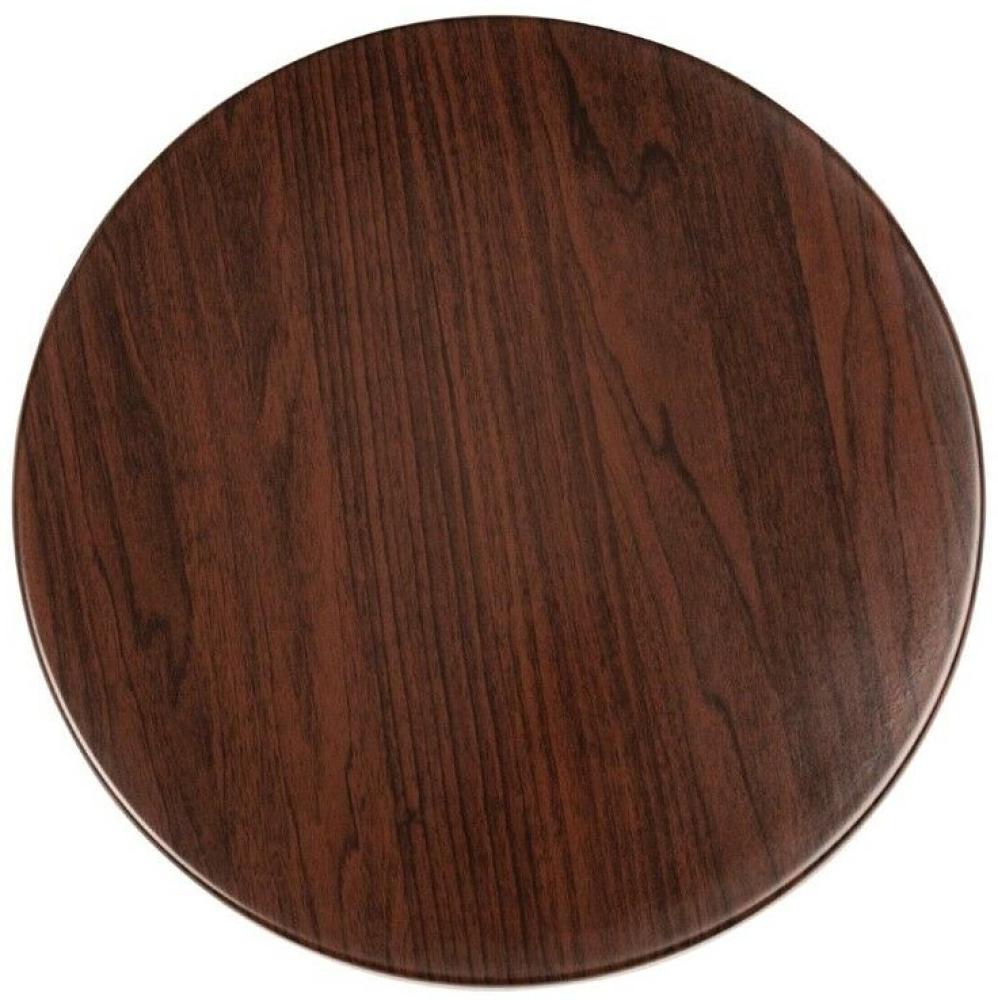 Bolero runde Tischplatte dunkelbraun, 60(Ø)cm, vorgebohrt Bild 1