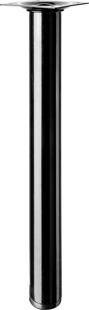 Hettich Tischbein 3,0 x 30 cm Stahl schwarz - 1 Stück Bild 1