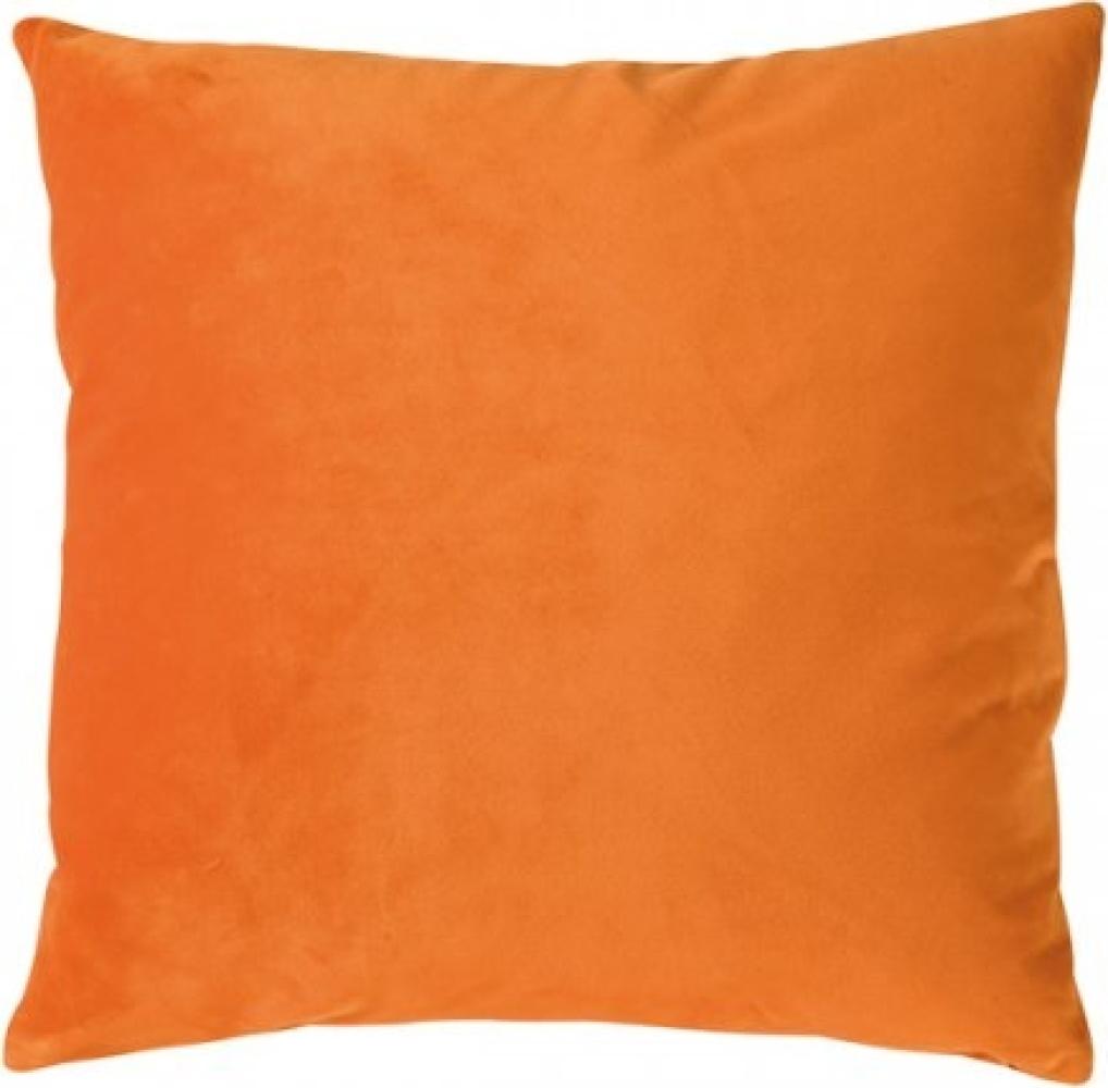 Pad Kissenhülle Samt Smooth Pumpkin Orange (40x40cm) 10424-O80-4040 Bild 1