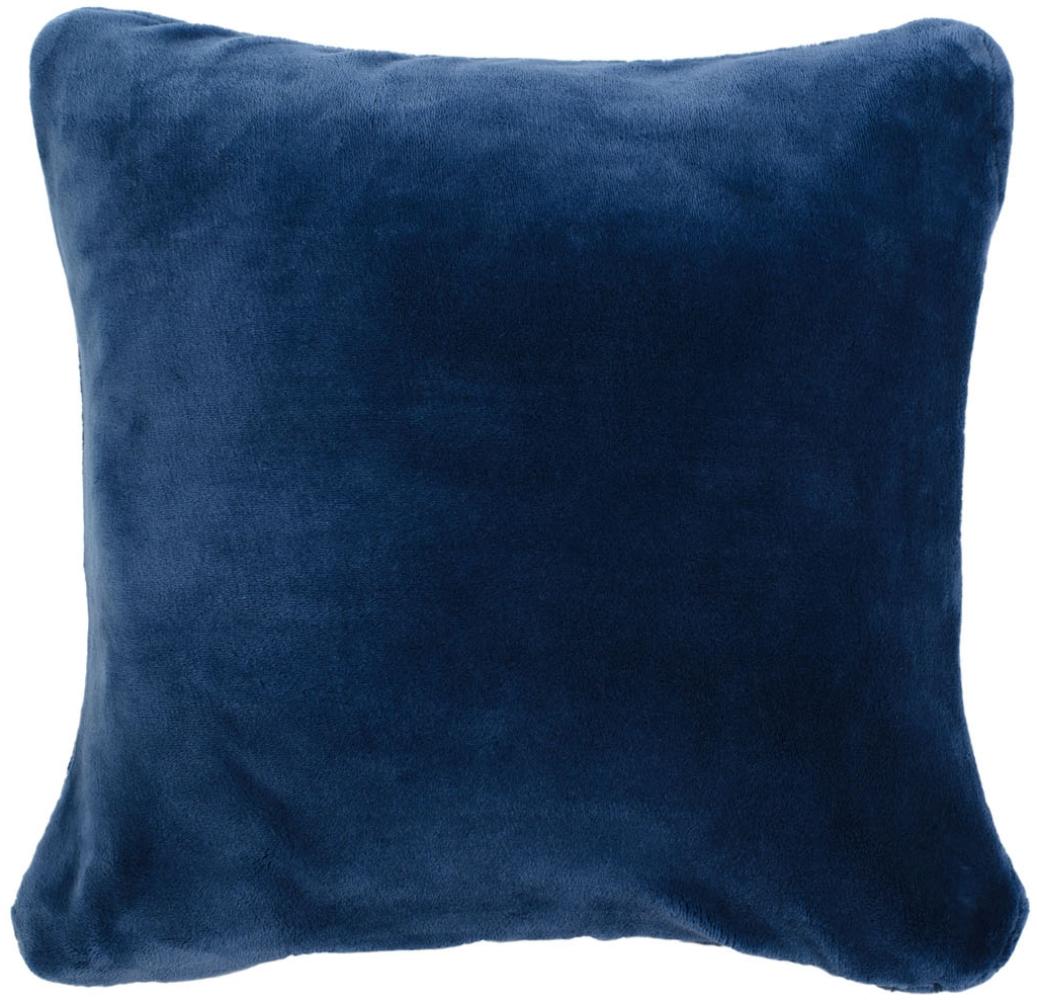 Premium Cashmere Kissenhülle 50 x 50 cm 2er Set 50 x 50 cm - Blau (50) Bild 1