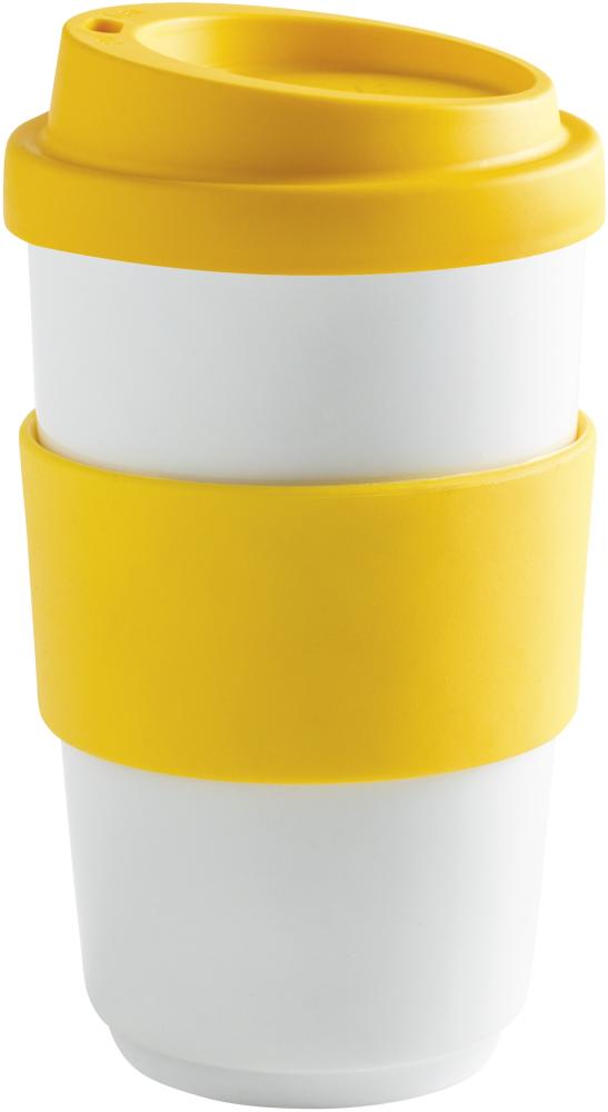 KAHLA fillit To Go Becher 0,40 l Banderole sunny yellow Bild 1