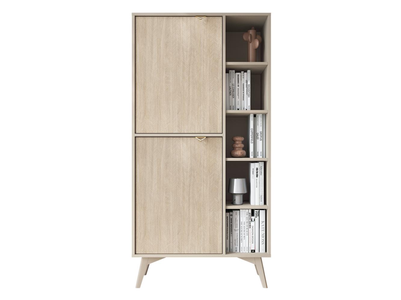 Standregal Forest RG80 (Farbe: Sandbeige / Scandi Fischgrät) Bild 1