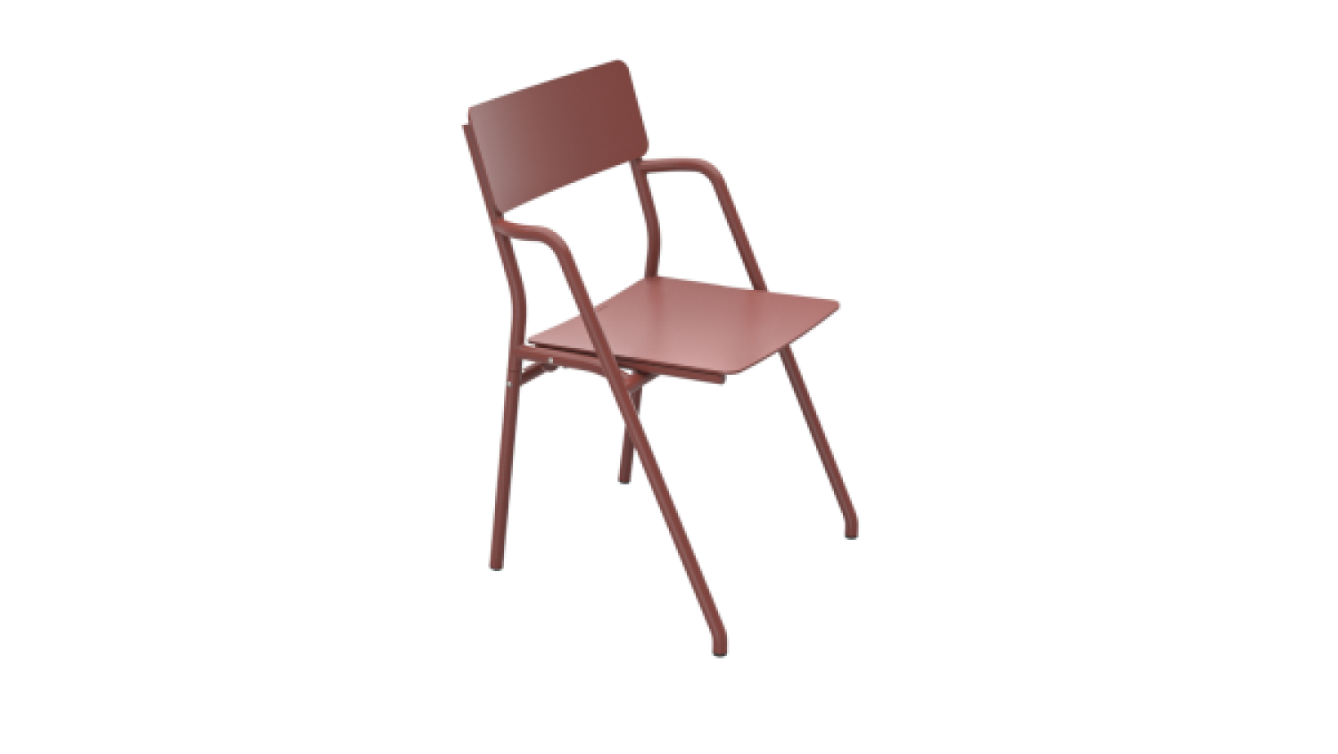 Flip-up Chair - Gartenstuhl rot Bild 1