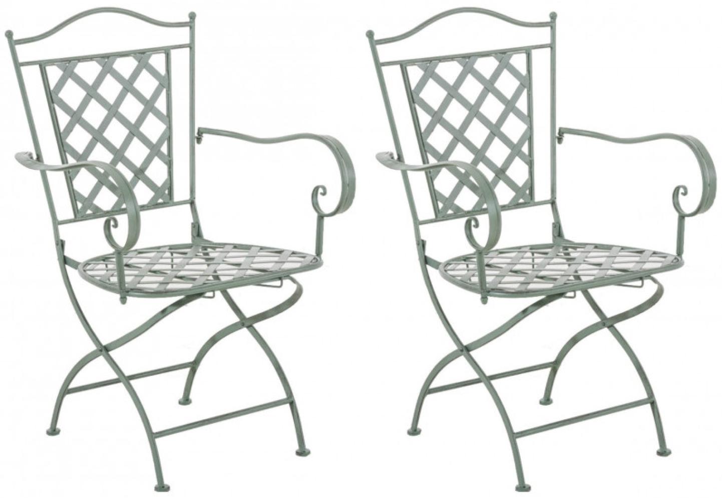 2er Set Stühle Adara (Farbe: antik-grün) Bild 1
