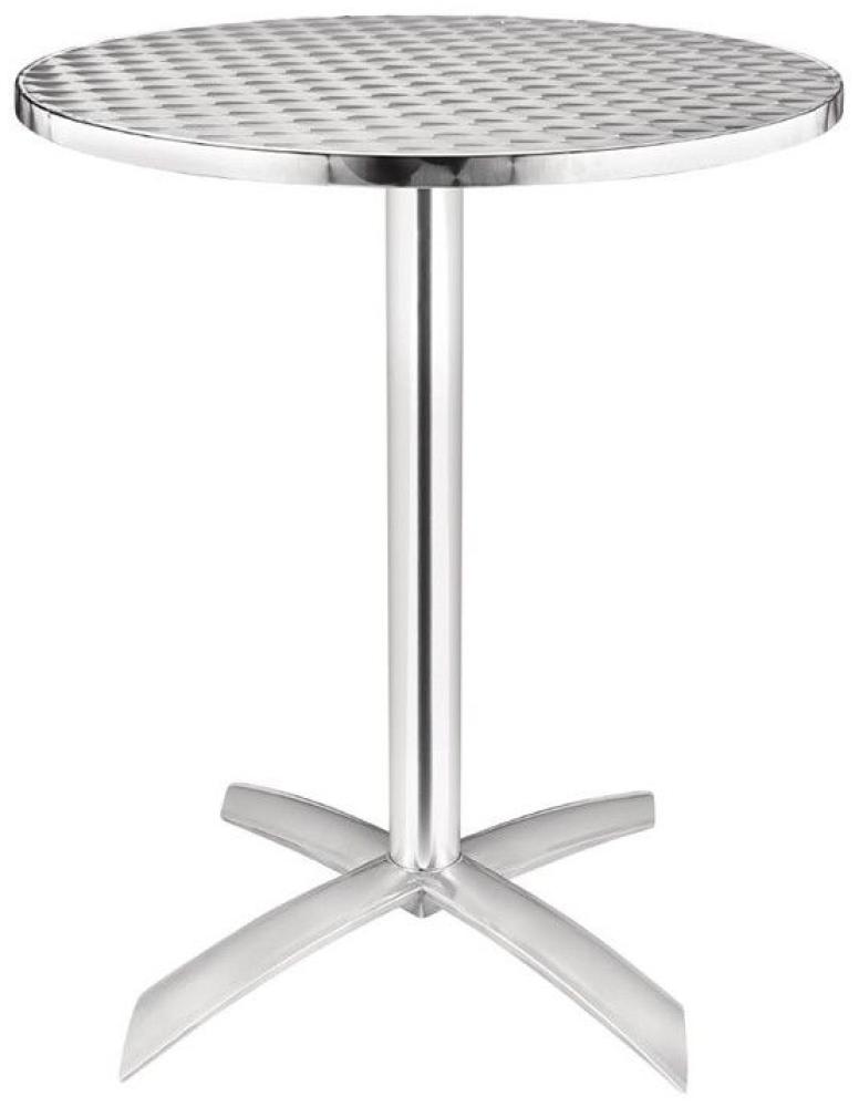 Bolero runder klappbarer Tisch Edelstahl, 1 Bein 60cm Bild 1