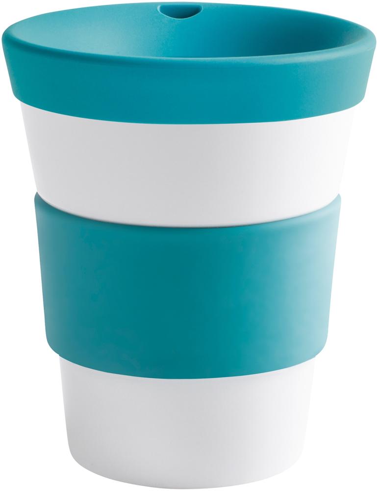 KAHLA cupit To Go Becher 0,35 l Banderole ocean green Bild 1