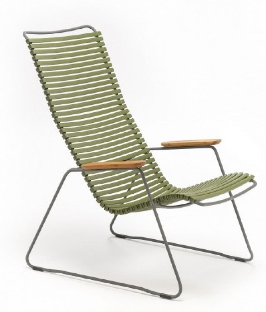Outdoor Lounge Stuhl Click olivgrün Bild 1