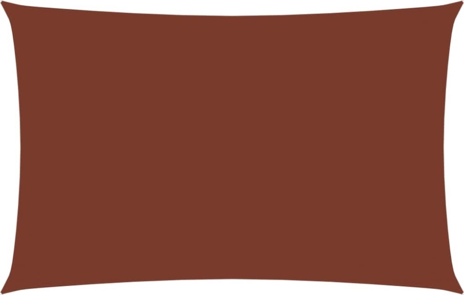 vidaXL Sonnensegel Oxford-Gewebe Rechteckig 6x8 m Terrakotta-Rot Bild 1