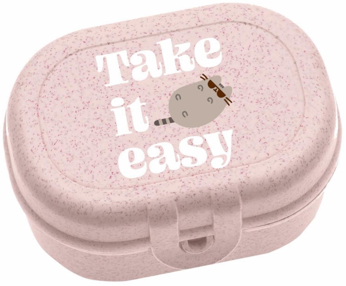 Koziol Lunchbox Pascal Mini Pusheen Take It Easy, Kunststoff, Organic Pink, 8024711 Bild 1