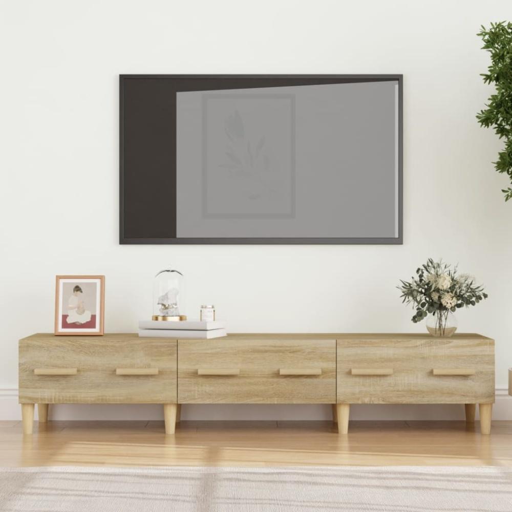 TV-Schrank Sonoma-Eiche 150x34,5x30 cm Holzwerkstoff [812639] Bild 1