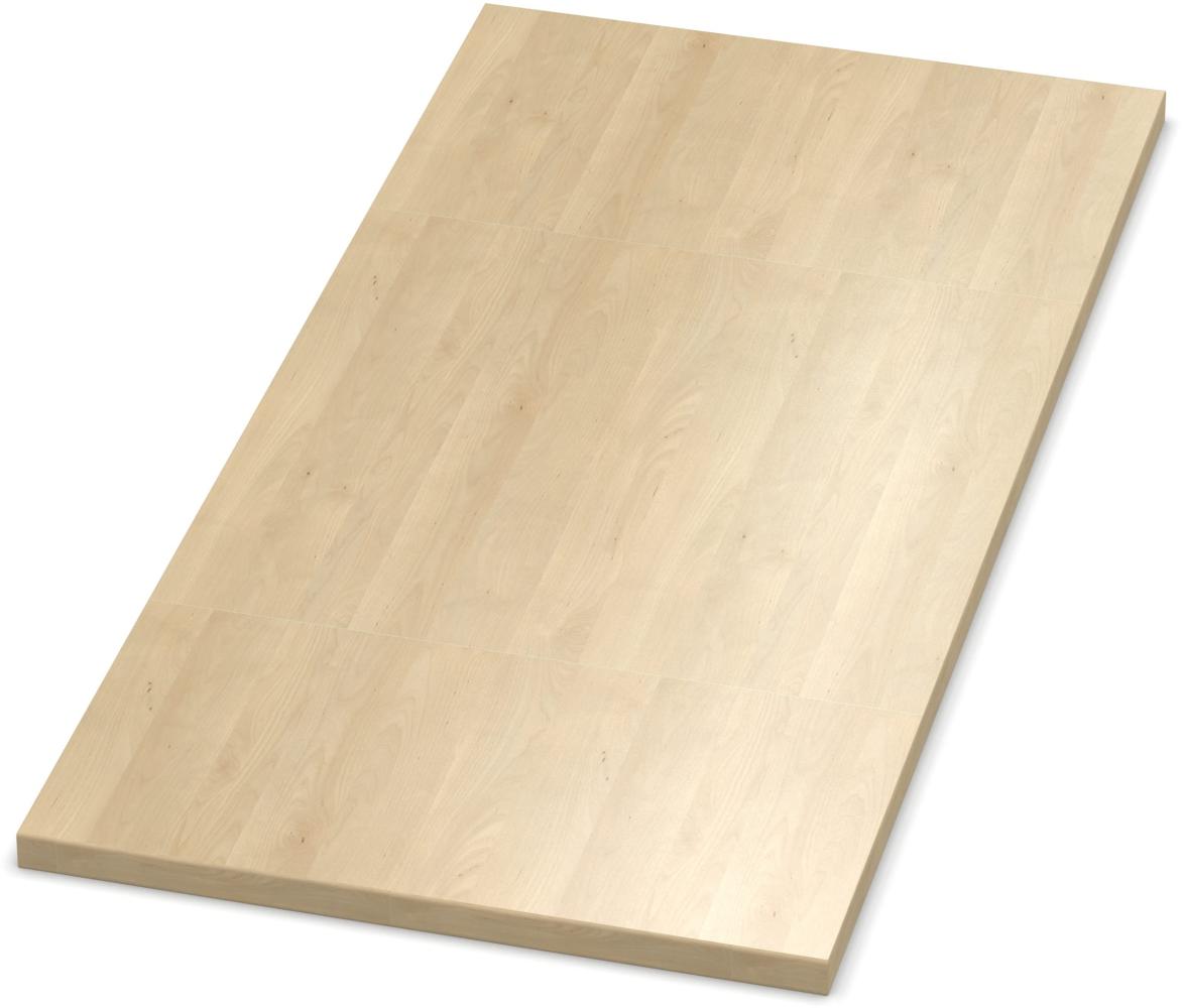 AUPROTEC Tischplatte 19mm Mandal Ahorn Natur 2000 x 900 mm Holzplatte Dekor Spanplatte mit Umleimer ABS Kante Auswahl: 200 x 90 cm Bild 1