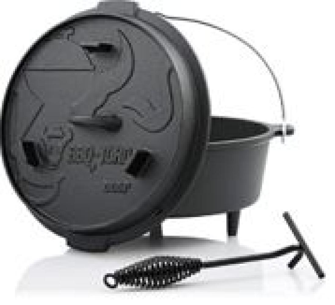 BBQ-Nerd Dutch Oven "Professional" 7,3L mit Füßen Bild 1