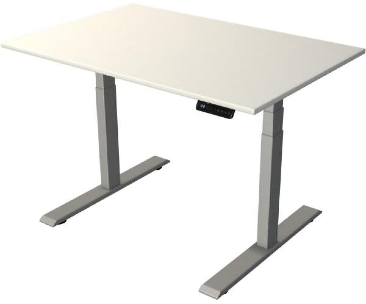 Kerkmann Steh-/Sitztisch Move 2 elektrisch Fuß silber 120x80x63-127cm Bild 1