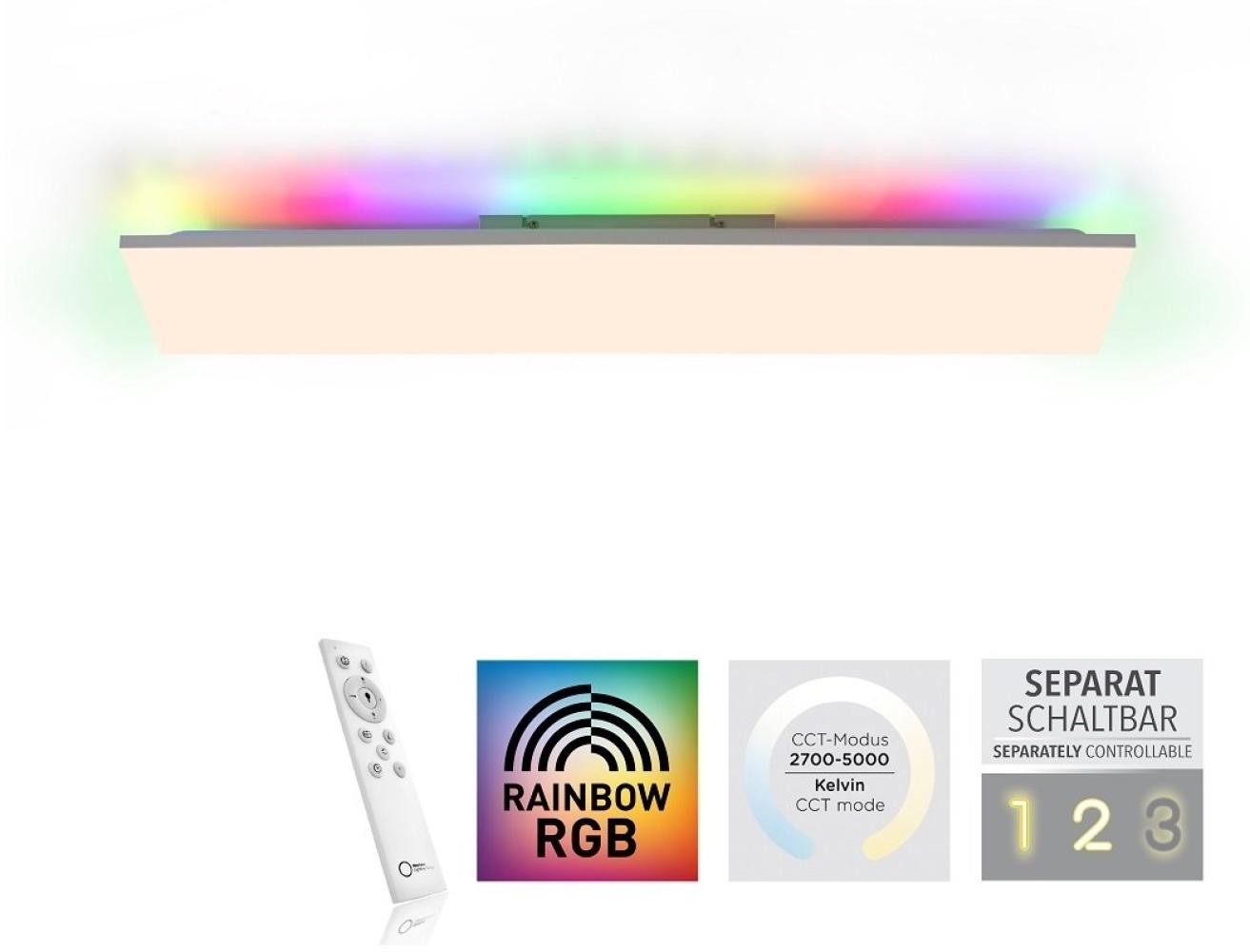 Leuchten Direkt 15562-16 CONRAD LED Deckenleuchte rechteckig CCT Rainbow RGB Bild 1