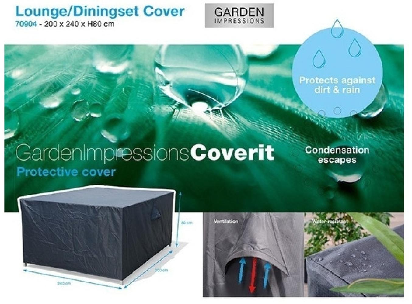 Garden Impressions Coverit Lounge / Ess-Hacken 200x240xH80 Bild 1