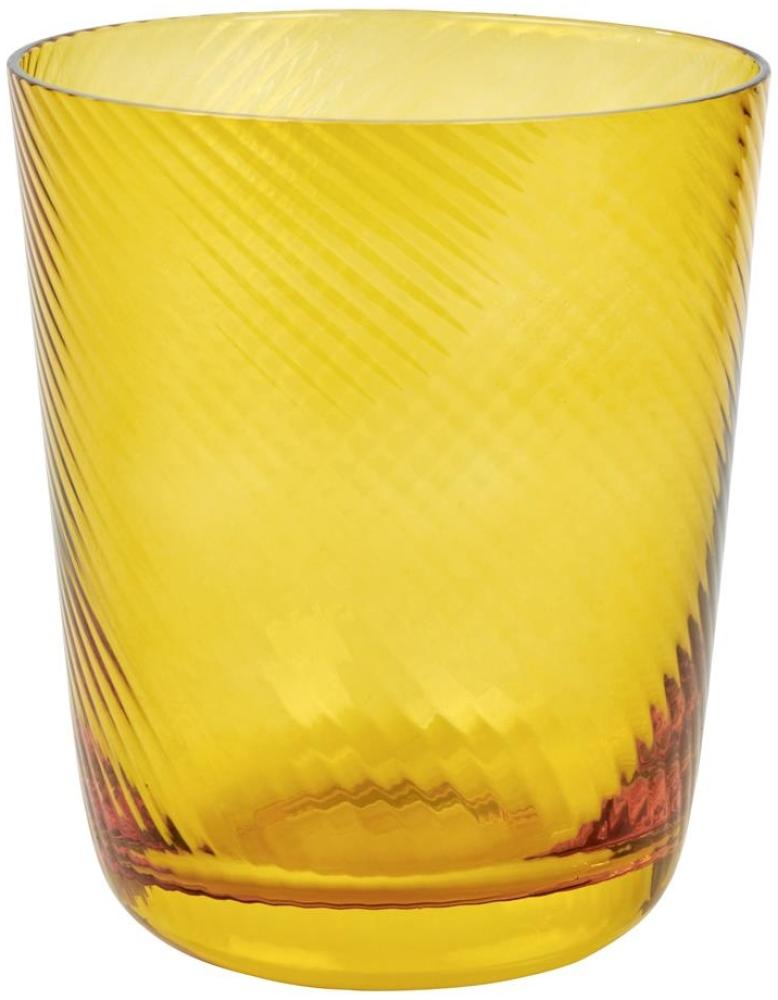 Lambert Korfu,Trinkglas, bernstein H 10 cm D 8,5 cm 10301 Bild 1