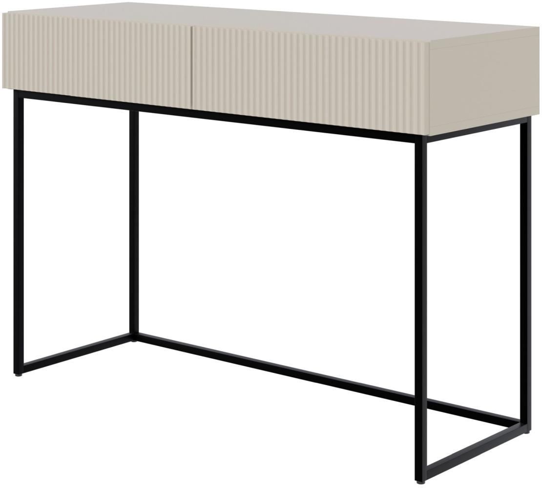 Selsey VELDIO - Schminktisch mit 2 Schubladen, greige, 110 cm Bild 1