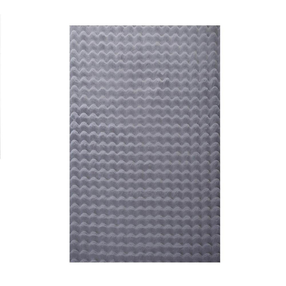 Hochflor Teppich Alessandro rechteckig - 120x170 cm - Grau Bild 1