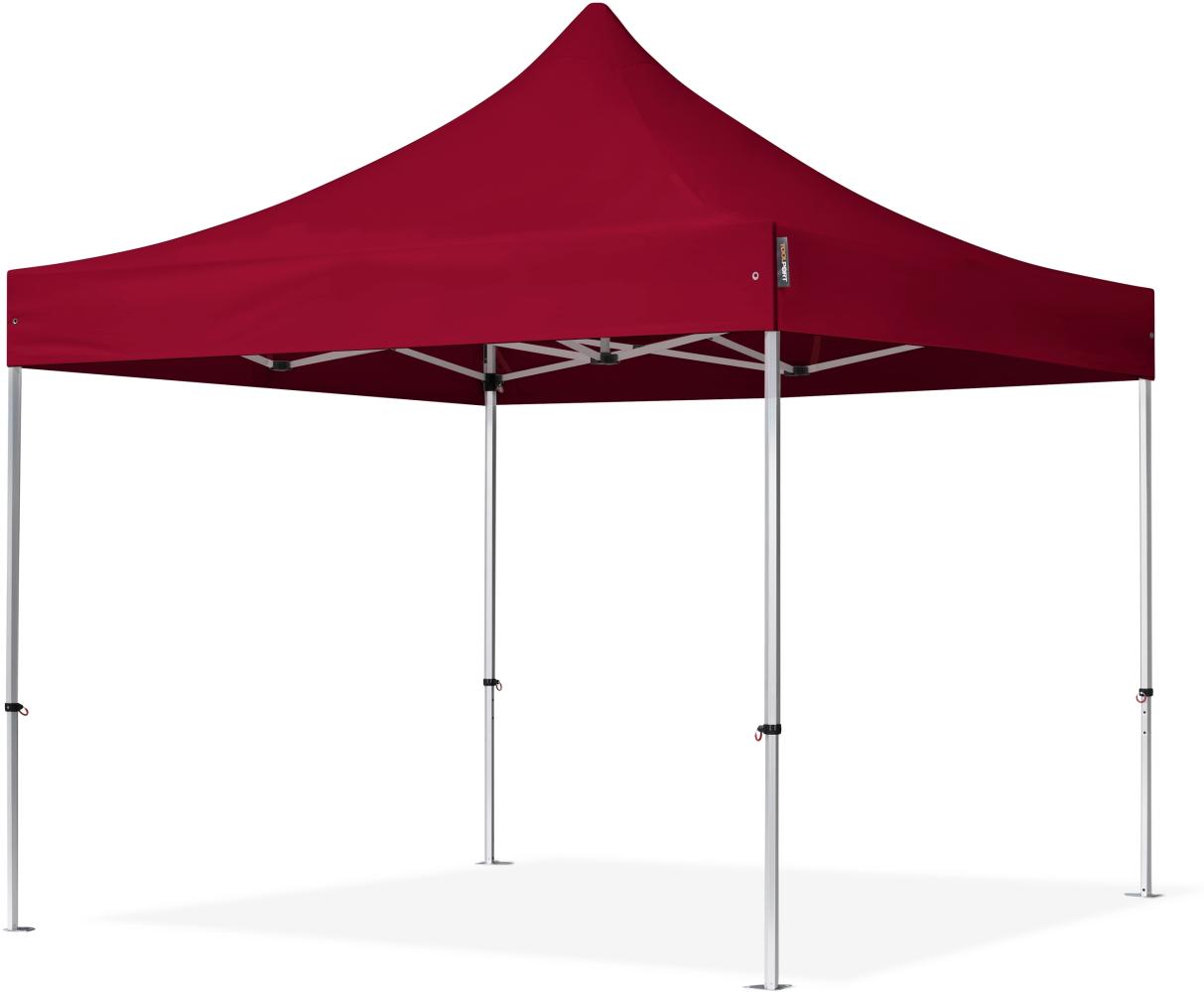 3x3 m Faltpavillon PROFESSIONAL Alu 40mm, rot Bild 1