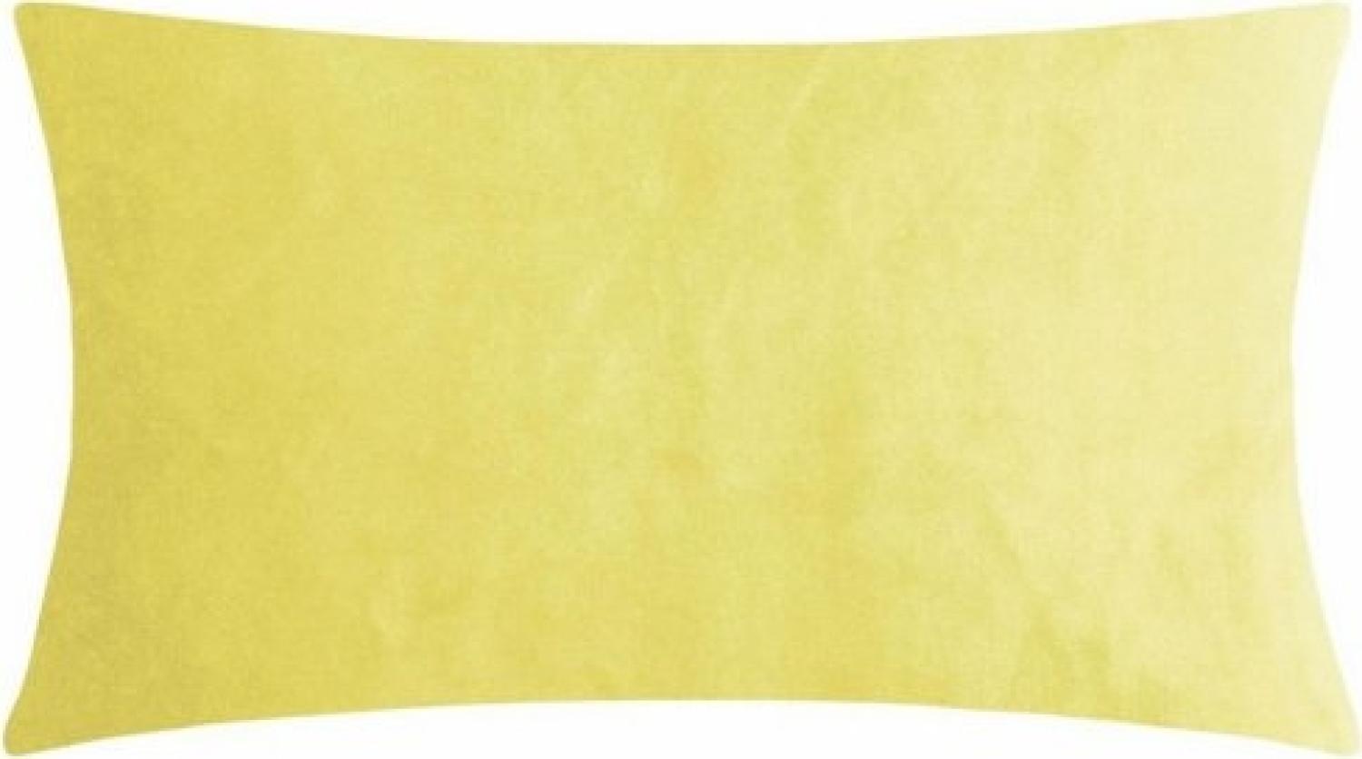 pad Kissenhülle Samt Smooth Yellow (25x50cm) 10424-E40-2550 Bild 1