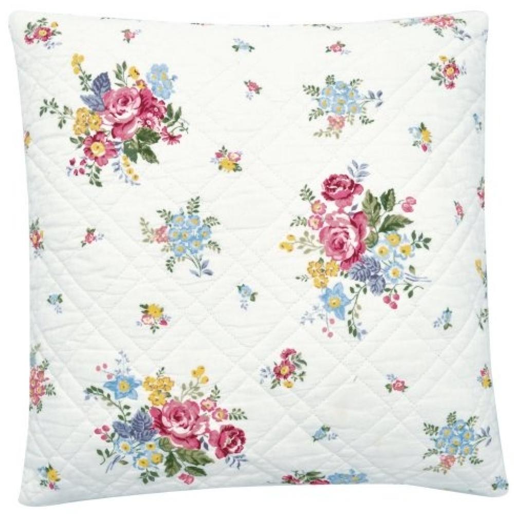 Greengate Kissenhülle Quilted Elina White (50 x 50 cm) QUICUS50NEIA0102 Bild 1
