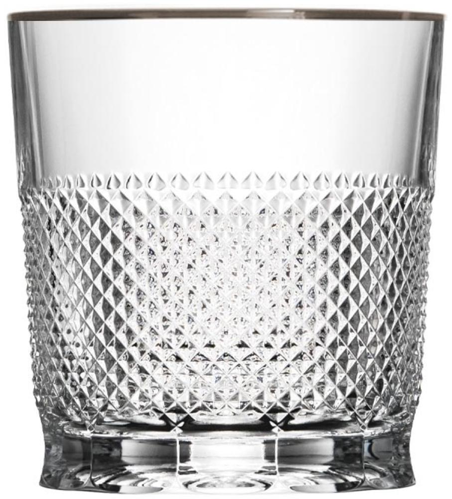 Whiskyglas Kristall Oxford Platin clear (9,3 cm) Bild 1