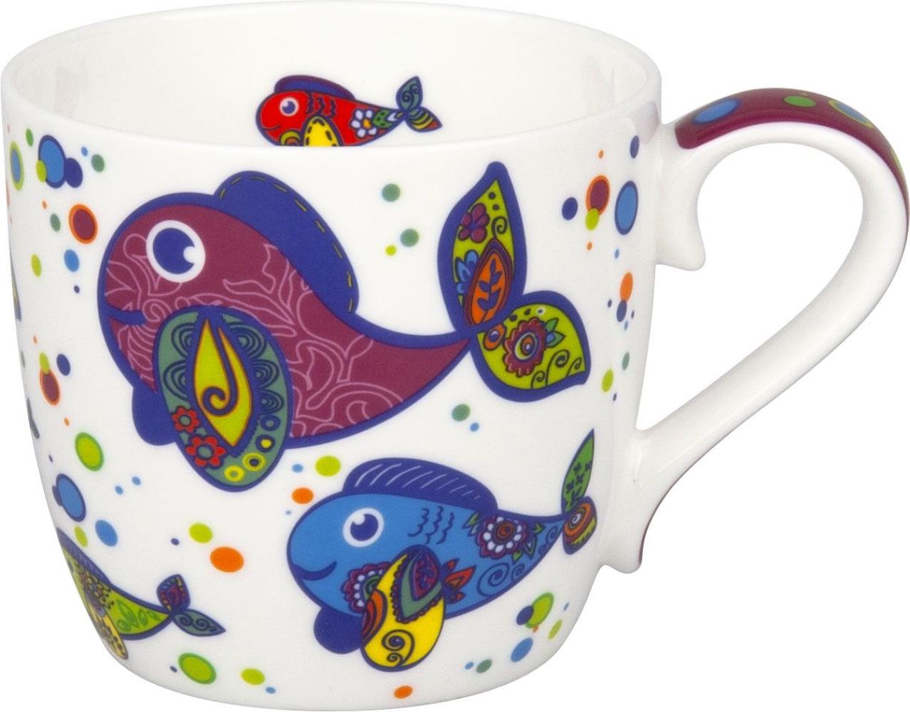 KÖNITZ Becher Colourful Animals - Fish - 425 ml / Motivtasse Bild 1