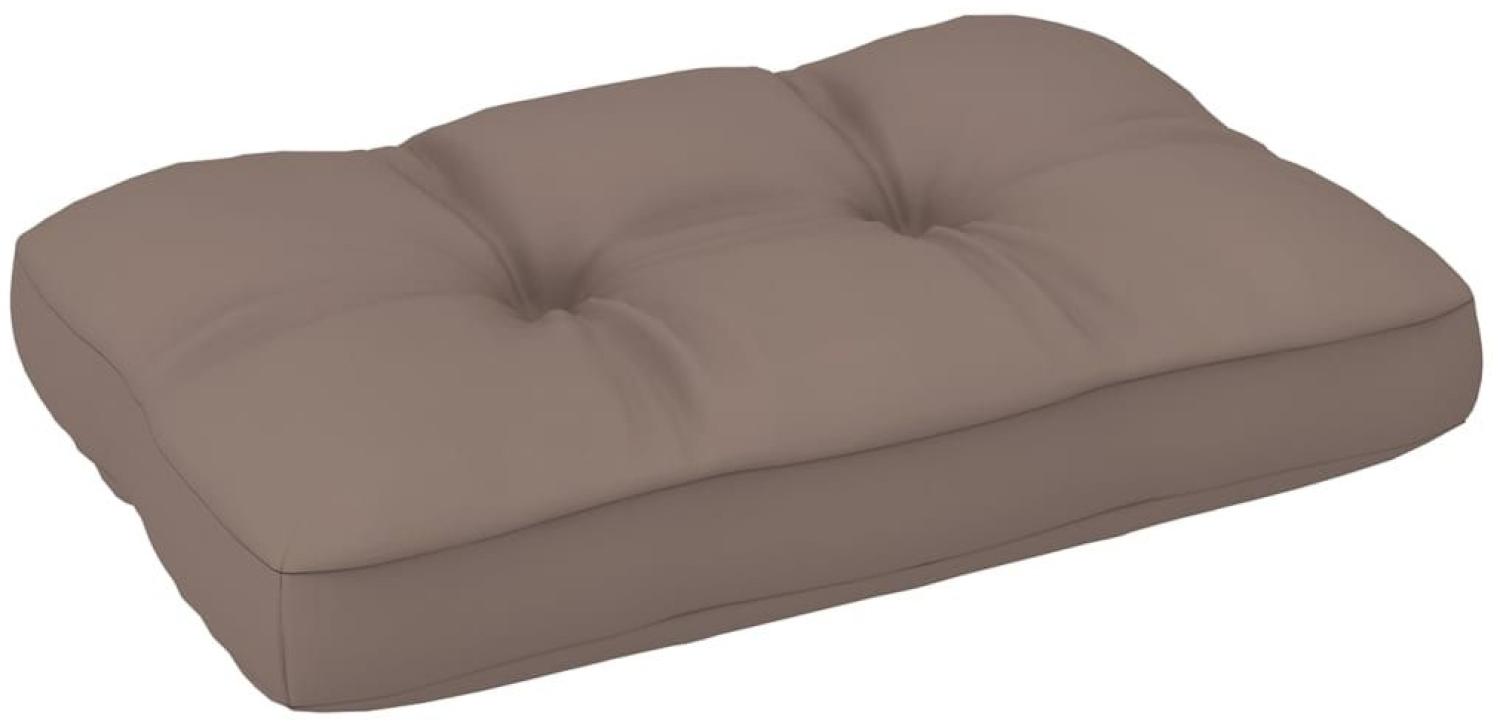 Palettensofa-Kissen Taupe 60x40x10 cm Bild 1