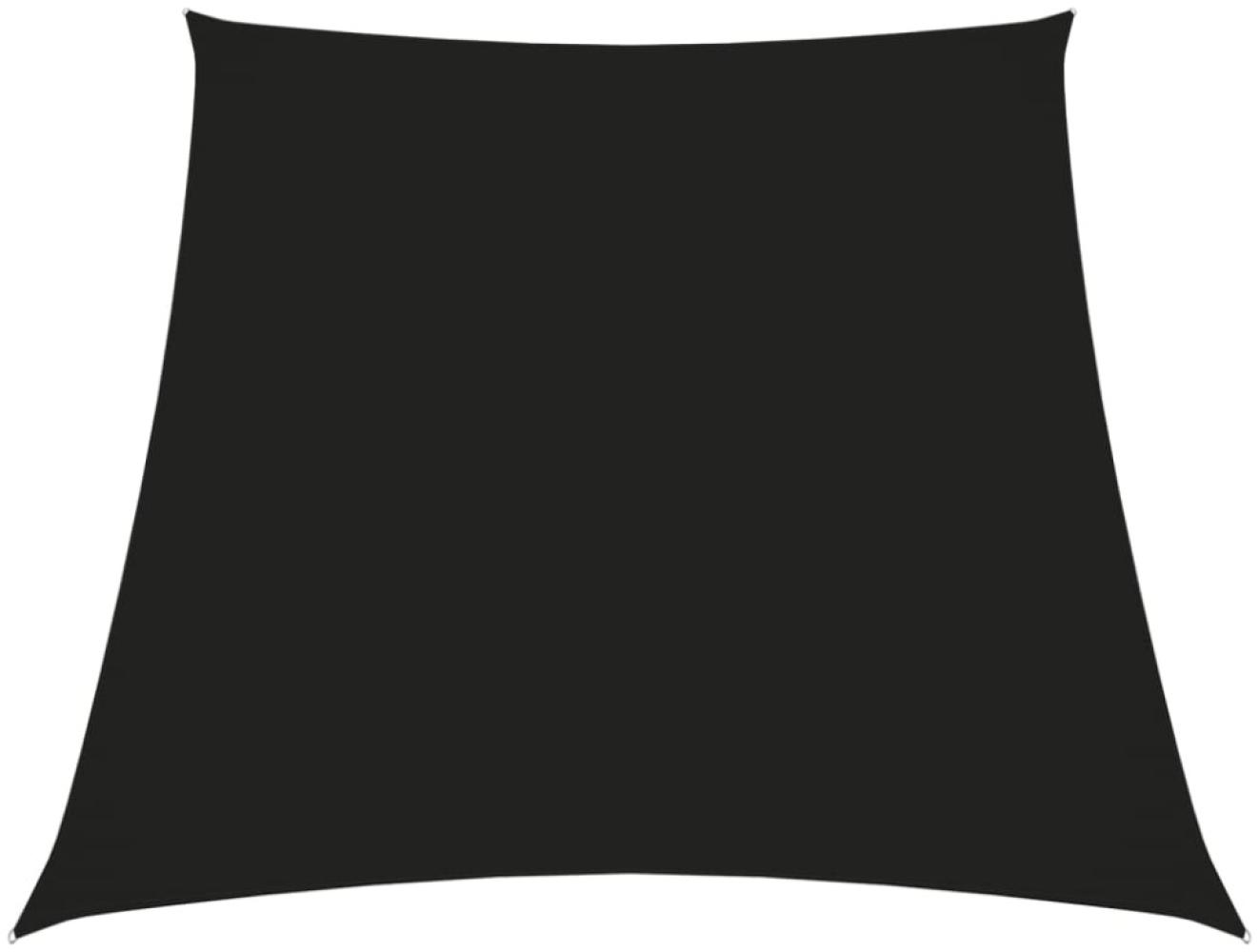 Sonnensegel Oxford-Gewebe Trapezförmig 4/5x4 m Schwarz Bild 1