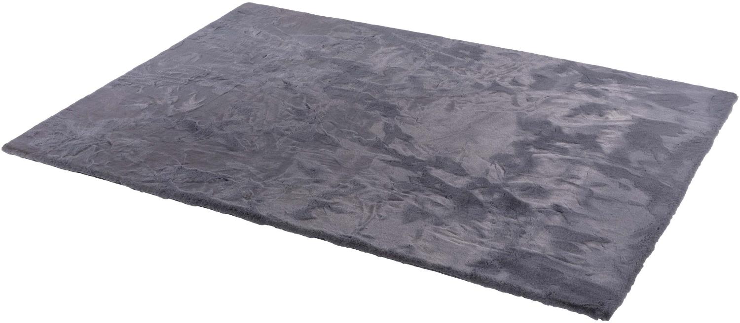 Teppich in Anthrazit aus 100% Polyester - 230x160x2,5cm (LxBxH) Bild 1