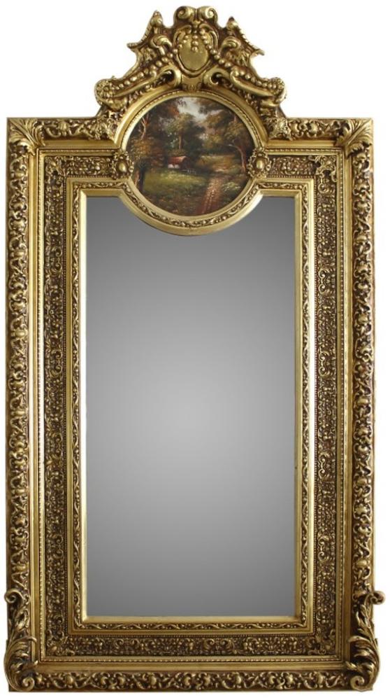 Casa Padrino Antikstil Spiegel 105 x H. 192 cm - Barock Wandspiegel Bild 1