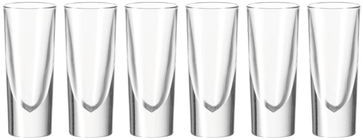 Leonardo Gilli Grappabecher 6er Set, Grappaglas, Schnapsglas, Pinnchen, Shotglas, Glas, 140 ml, 35455 Bild 1