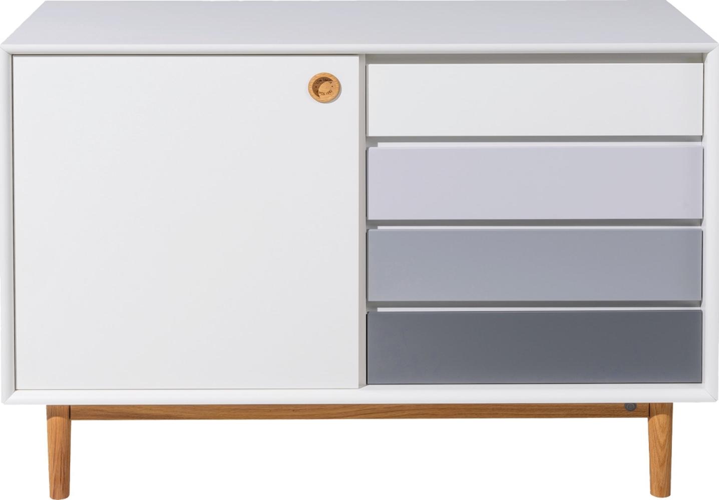 Sideboard 'Tom Tailor 2905' - Weiß/ Grau Bild 1