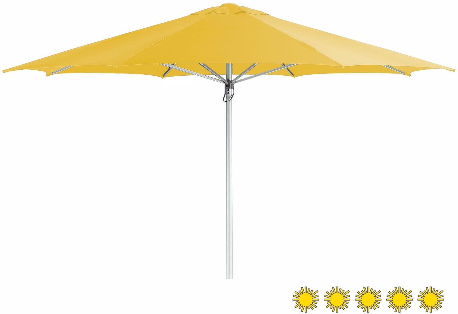 Doppler Gastronomie Sonnenschirm "Braumeister 500", gelb, 500 cm,ohne Volant Bild 1