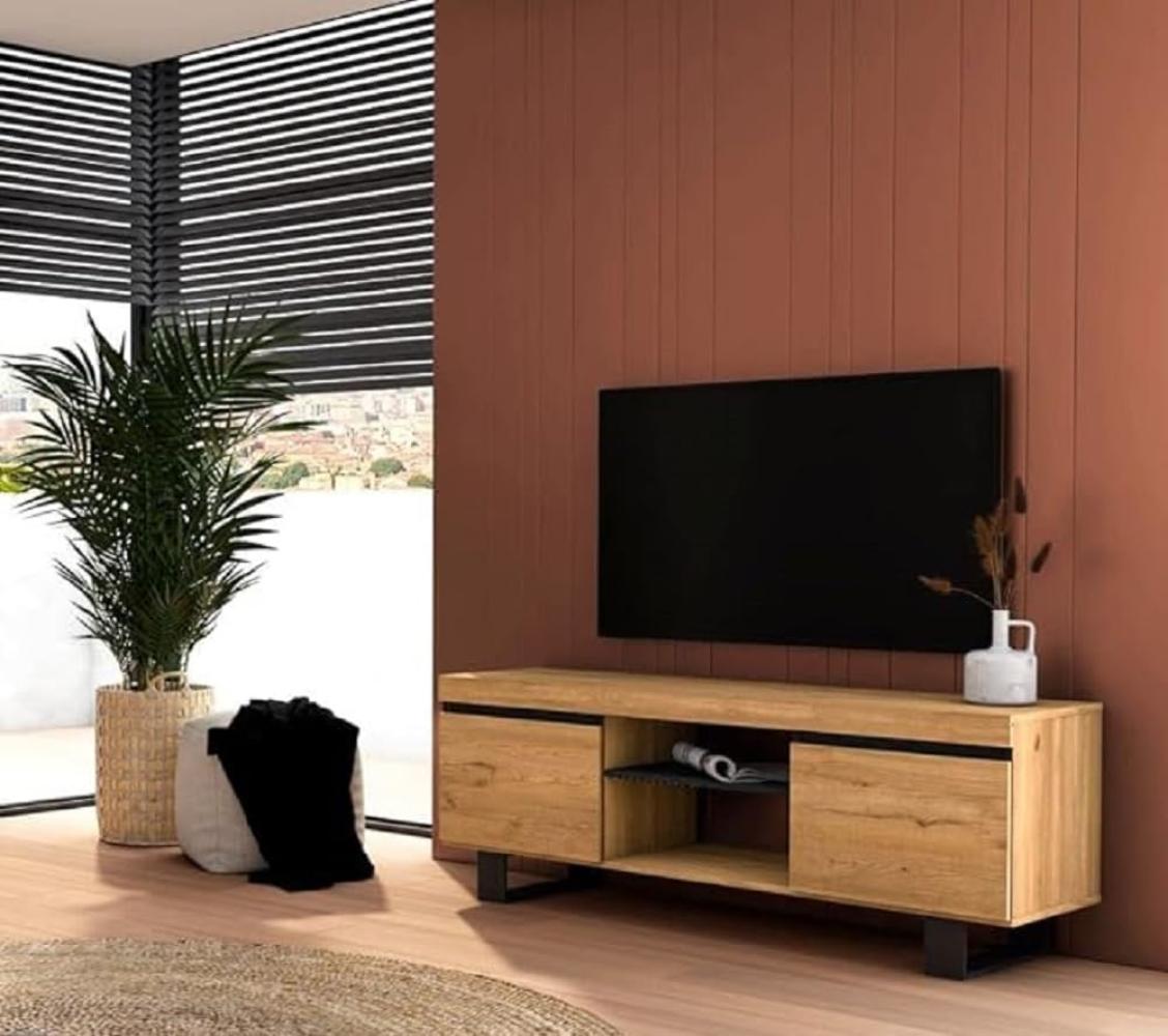 Skraut Home Fabelhafter Fernsehschrank im nordischen Stil für Ihr Wohnzimmer, 140x40x53cm Bild 1