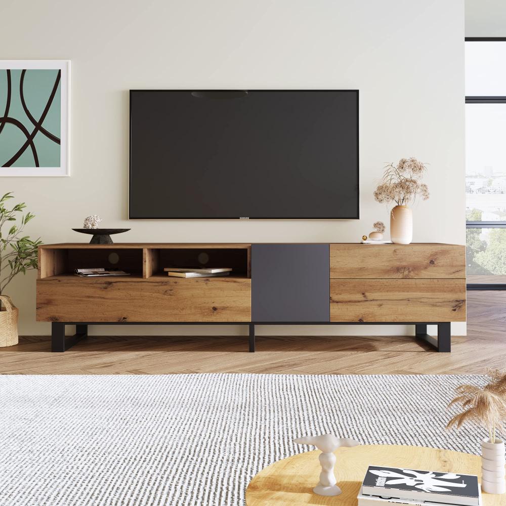 Merax TV-Schrank, Holz, 180cm Bild 1