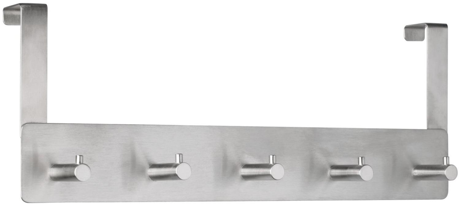 ALCO-Albert 2840 - Garderobenleiste für Türen, ca. 35 cm, silber Bild 1