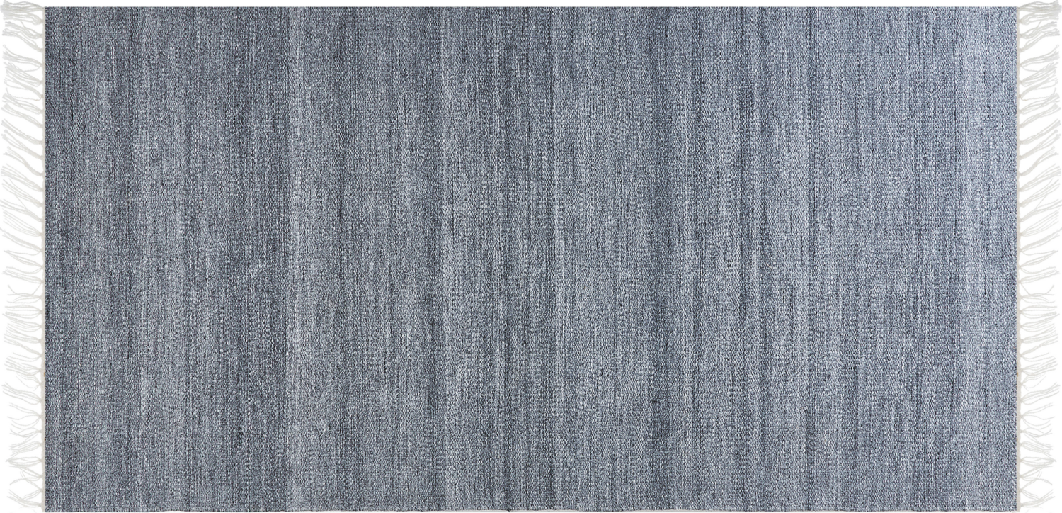Teppich grau 80 x 150 cm Kurzflor MALHIA Bild 1