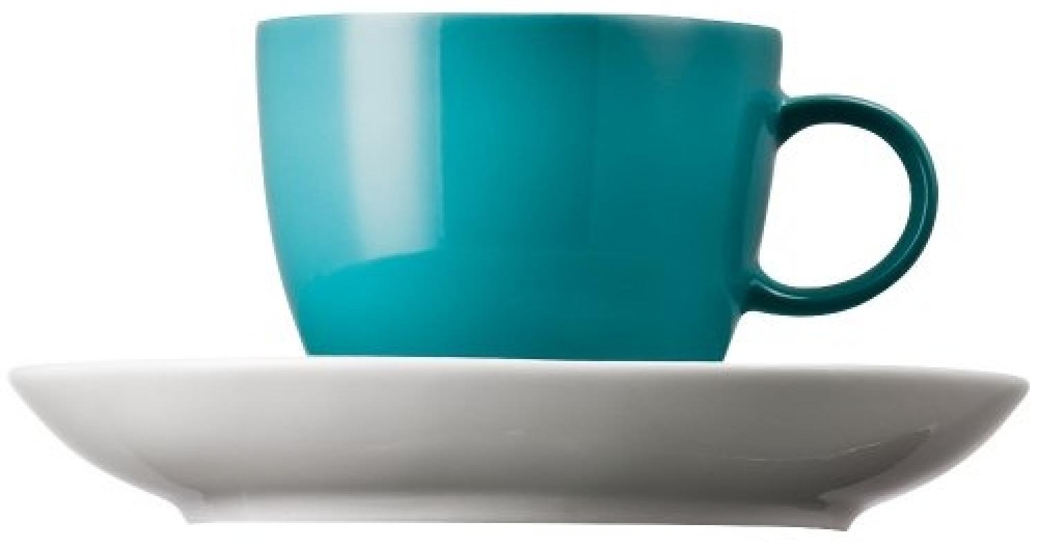 Rosenthal Thomas Espressotasse mit Untertasse Sunny Day Turquoise (2-teilig) 10850-408528-14720 Bild 1