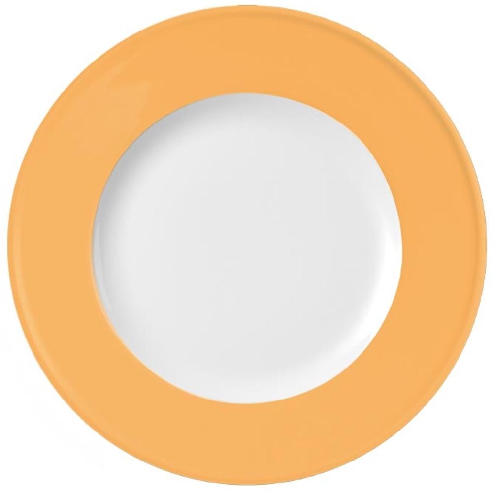 Dibbern Solid Color Mandarine Teller Flach 26 cm Fahne Bild 1